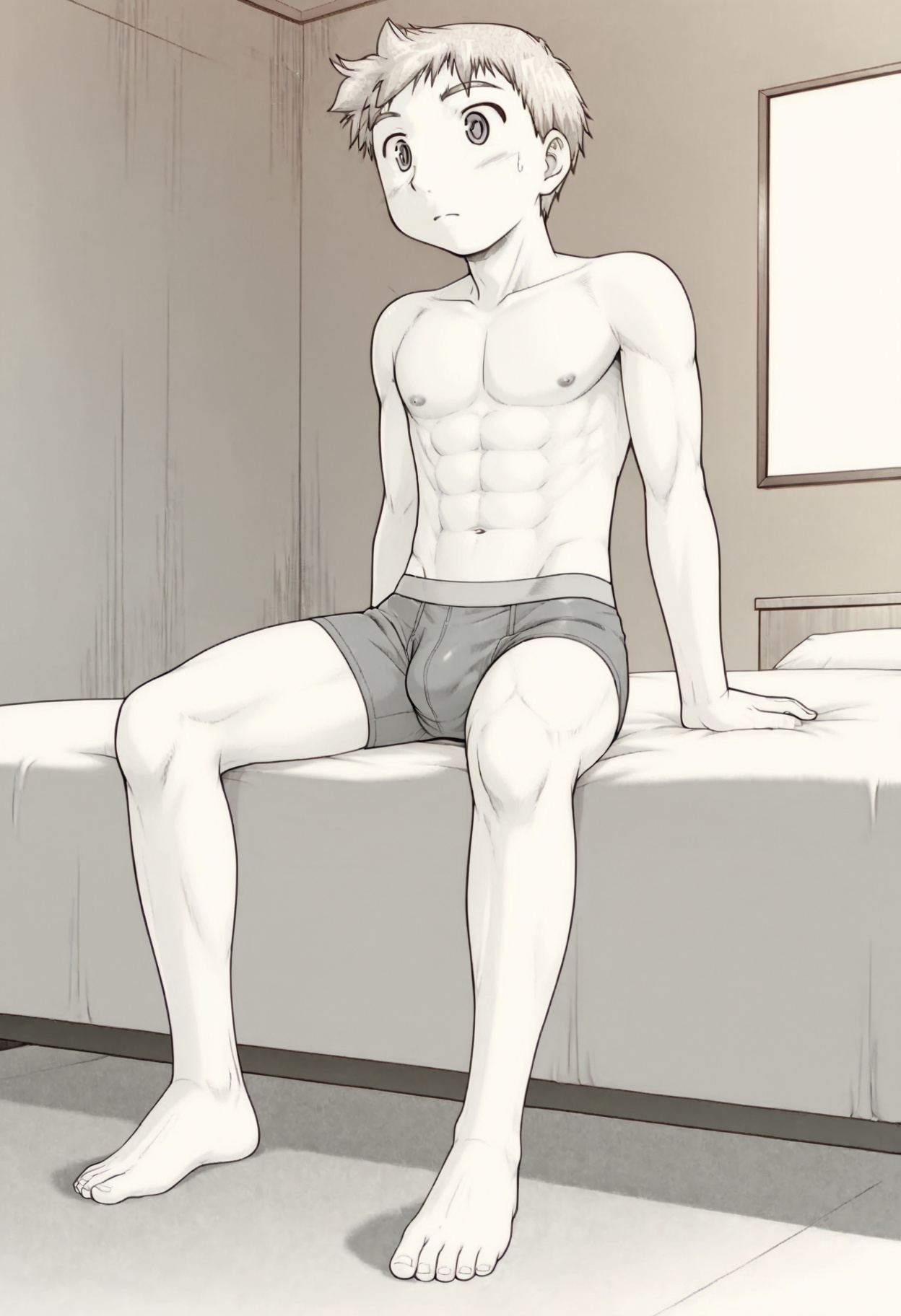 ((monochrome)),  source_anime,  official artstyle on Tensor.Art