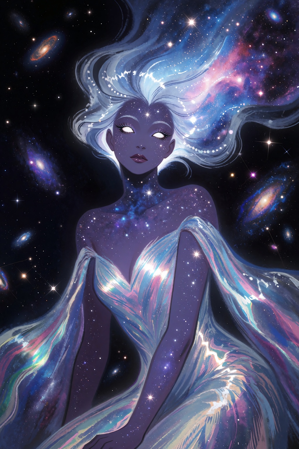 highres,  absurdres,  This digital painting features an ethereal on Tensor.Art