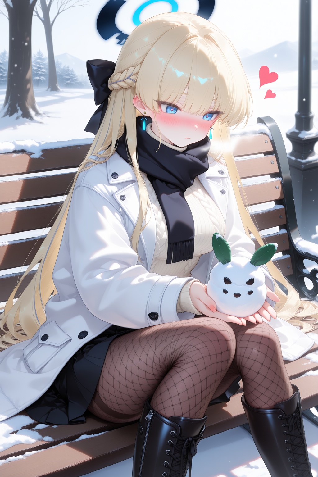 1girl,  solo,  blonde hair on Tensor.Art
