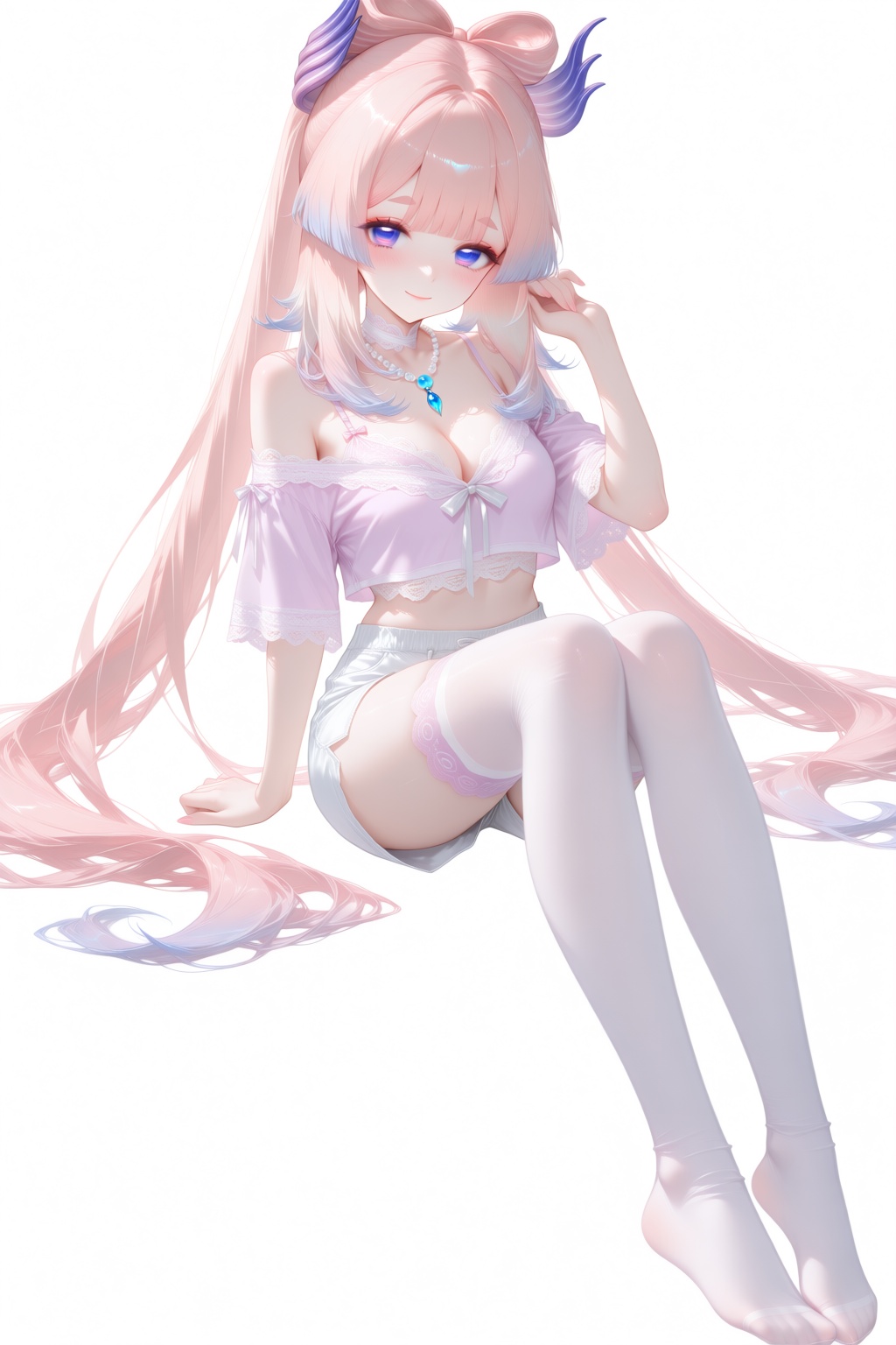 1girl,  sangonomiya kokomi,  solo on Tensor.Art