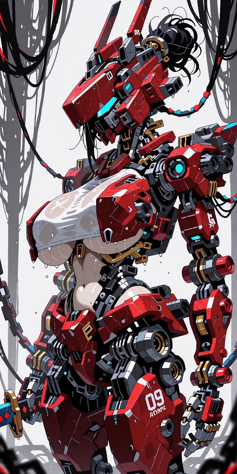 RED SAMURAI // AKANE 09 Not every warrior is born for peace. Some are forged to protect the future. AKANE,  Crimson Tactic...