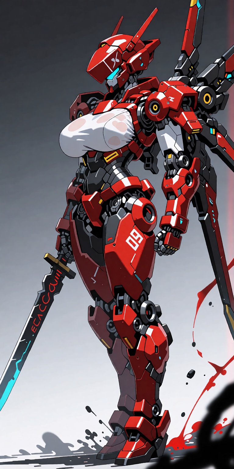RED SAMURAI // AKANE 09 Not every warrior is born for peace. Some are forged to protect the future. AKANE,  Crimson Tactic...