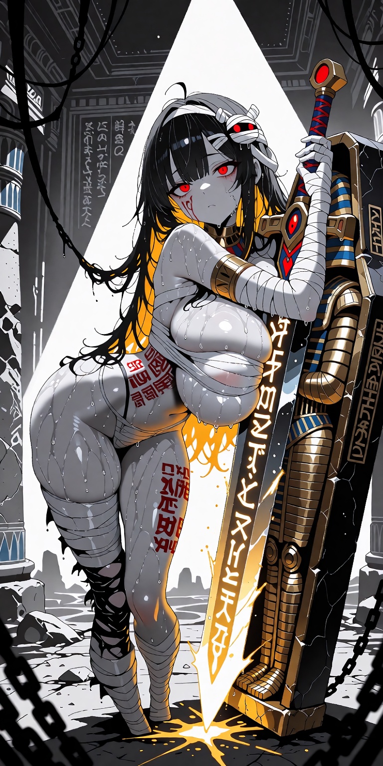 1girl,  mummy Queen,  (elegant style) on Tensor.Art
