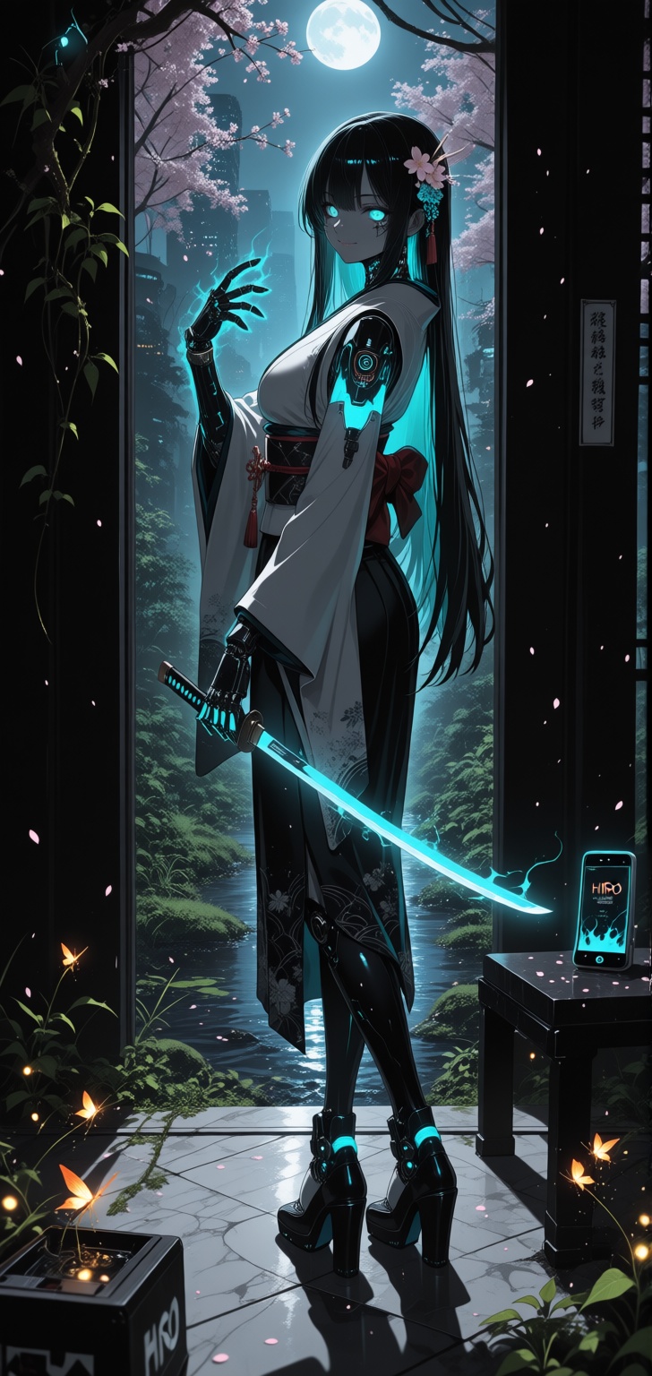 humanoid,  translucent nanite skin,  fractal glowing eyes on Tensor.Art