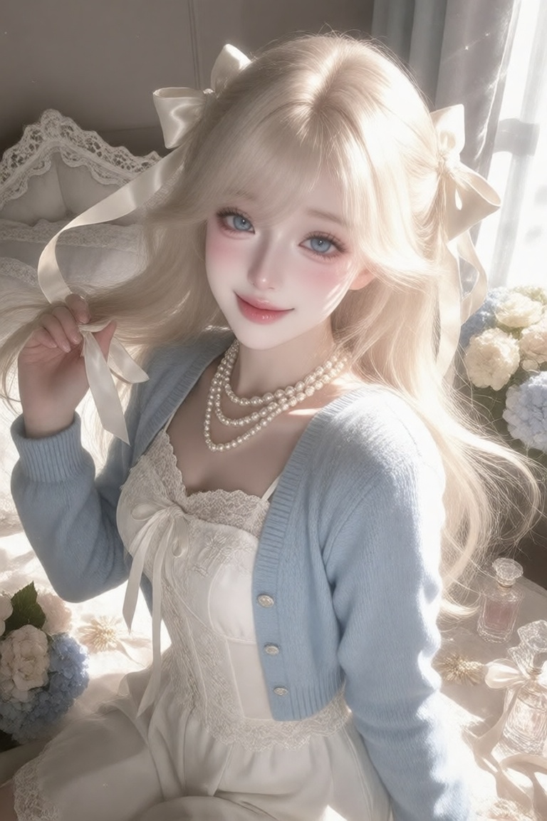 1 girl,  douyin makeup,  porcelain skin on Tensor.Art
