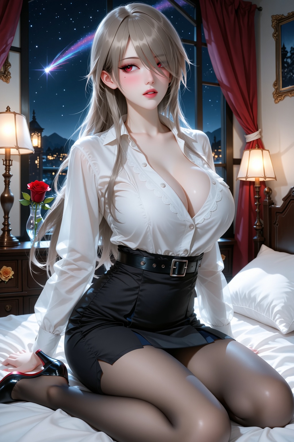 1girl,  rita rossweisse,  pantyhose on Tensor.Art