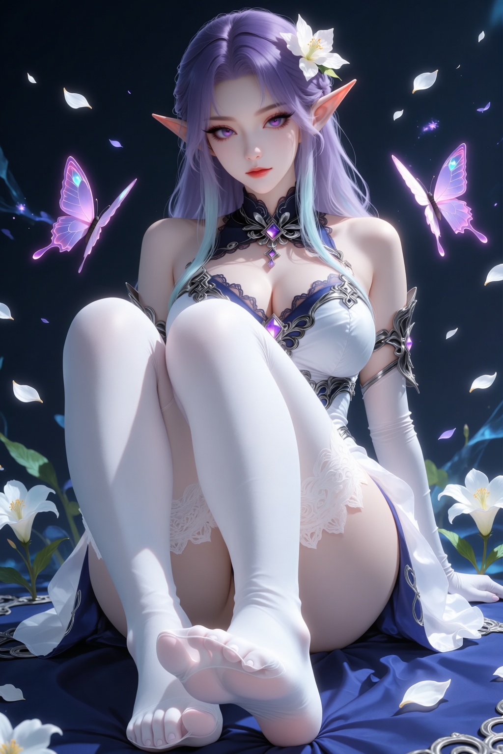 1girl,  no shoes,  feet on Tensor.Art