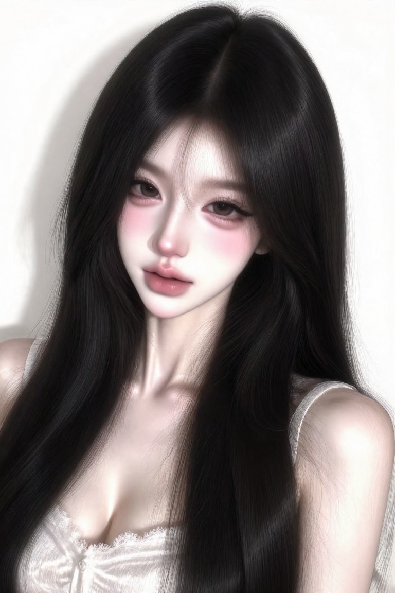 (masterpiece),  1girl,  Black hair brown eyes on Tensor.Art