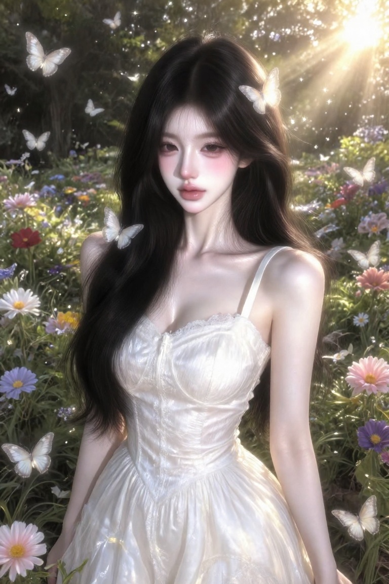 (masterpiece),  1girl,  Black hair brown eyes on Tensor.Art