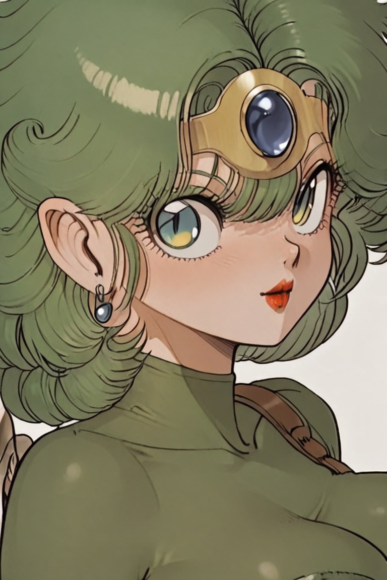 Green leotard,  dq4_sofia,  SHIMERU FUBATA on Tensor.Art