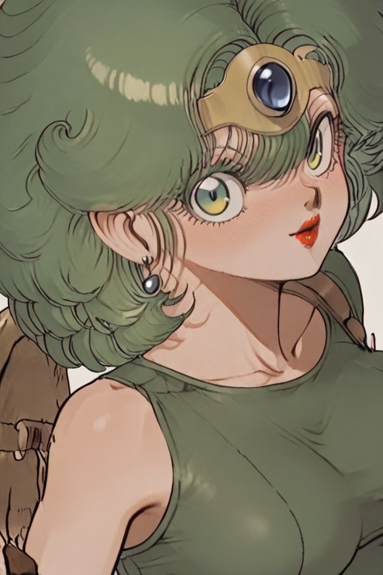 Green leotard,  dq4_sofia,  SHIMERU FUBATA on Tensor.Art