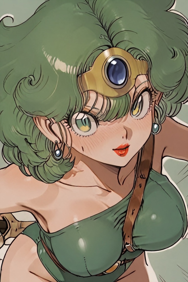 Green leotard,  dq4_sofia,  SHIMERU FUBATA on Tensor.Art