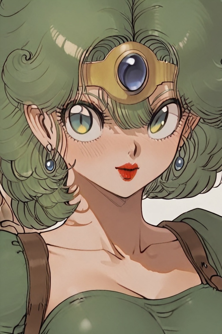 Green leotard,  dq4_sofia,  SHIMERU FUBATA on Tensor.Art
