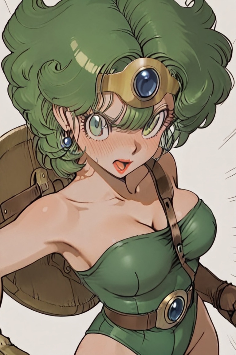 Green leotard,  dq4_sofia,  SHIMERU FUBATA on Tensor.Art