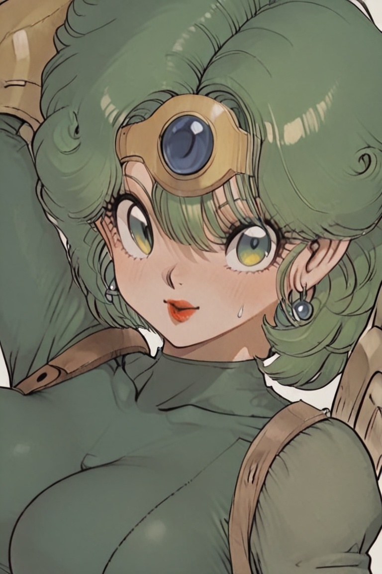 Green leotard,  dq4_sofia,  SHIMERU FUBATA on Tensor.Art