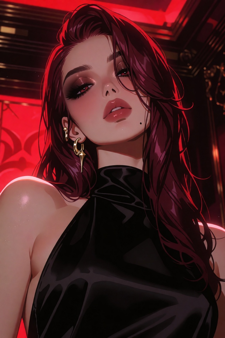 GlamNoir,  woman,  solo on Tensor.Art