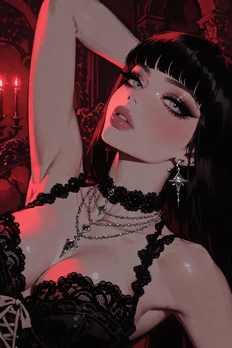 GlamNoir,  woman,  solo on Tensor.Art