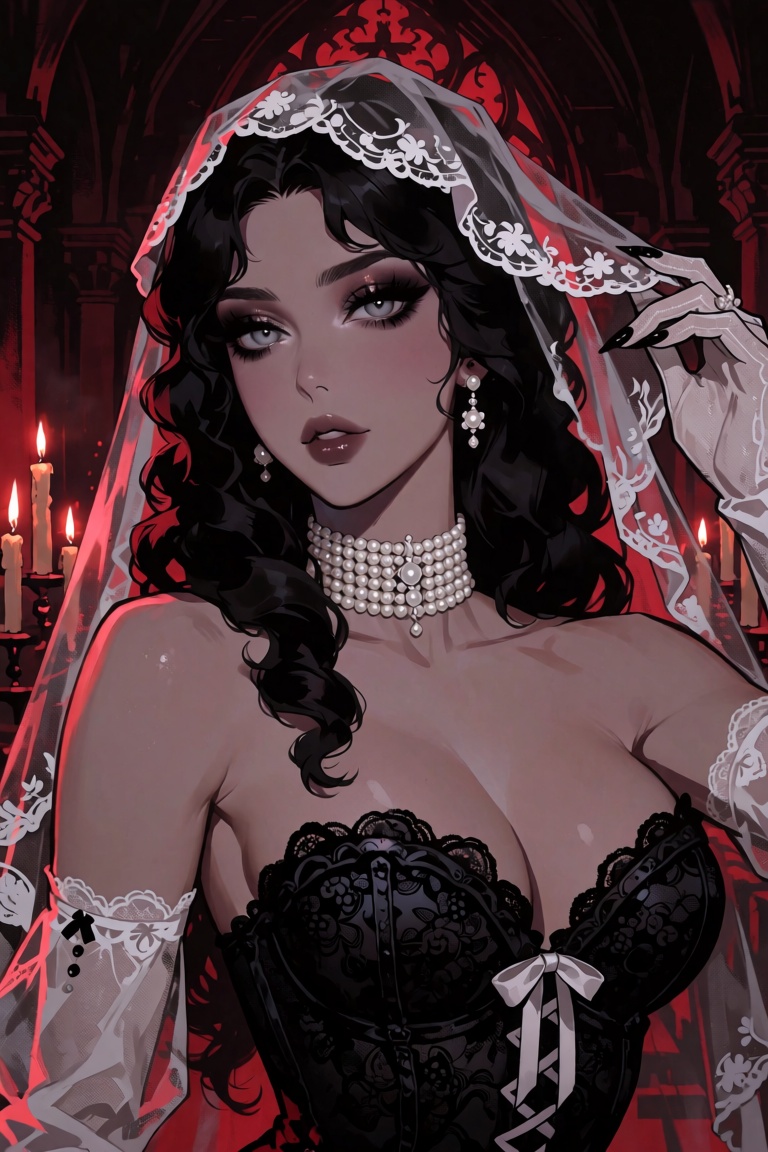 GlamNoir,  woman,  solo on Tensor.Art