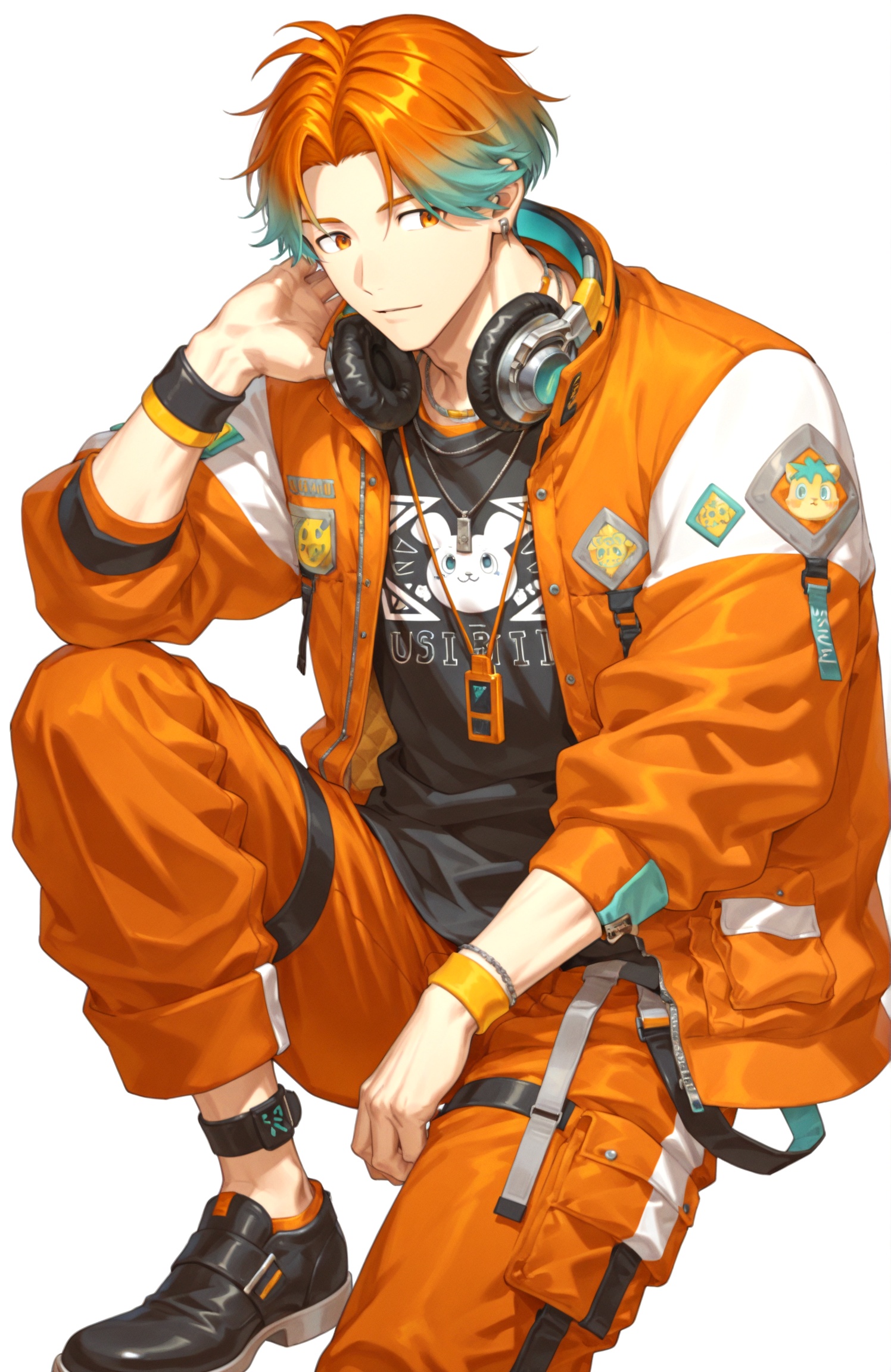 1boy,  solo,  simple background on Tensor.Art