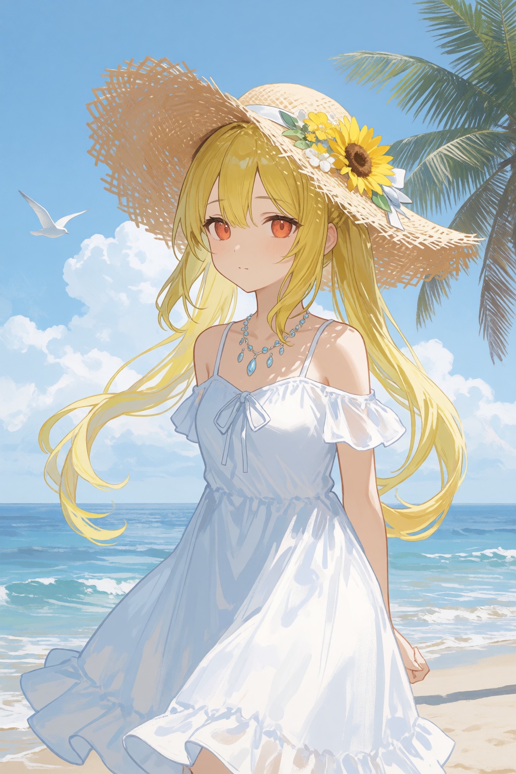 1girl,  Ijichi Nijika (character),  yellow hair on Tensor.Art