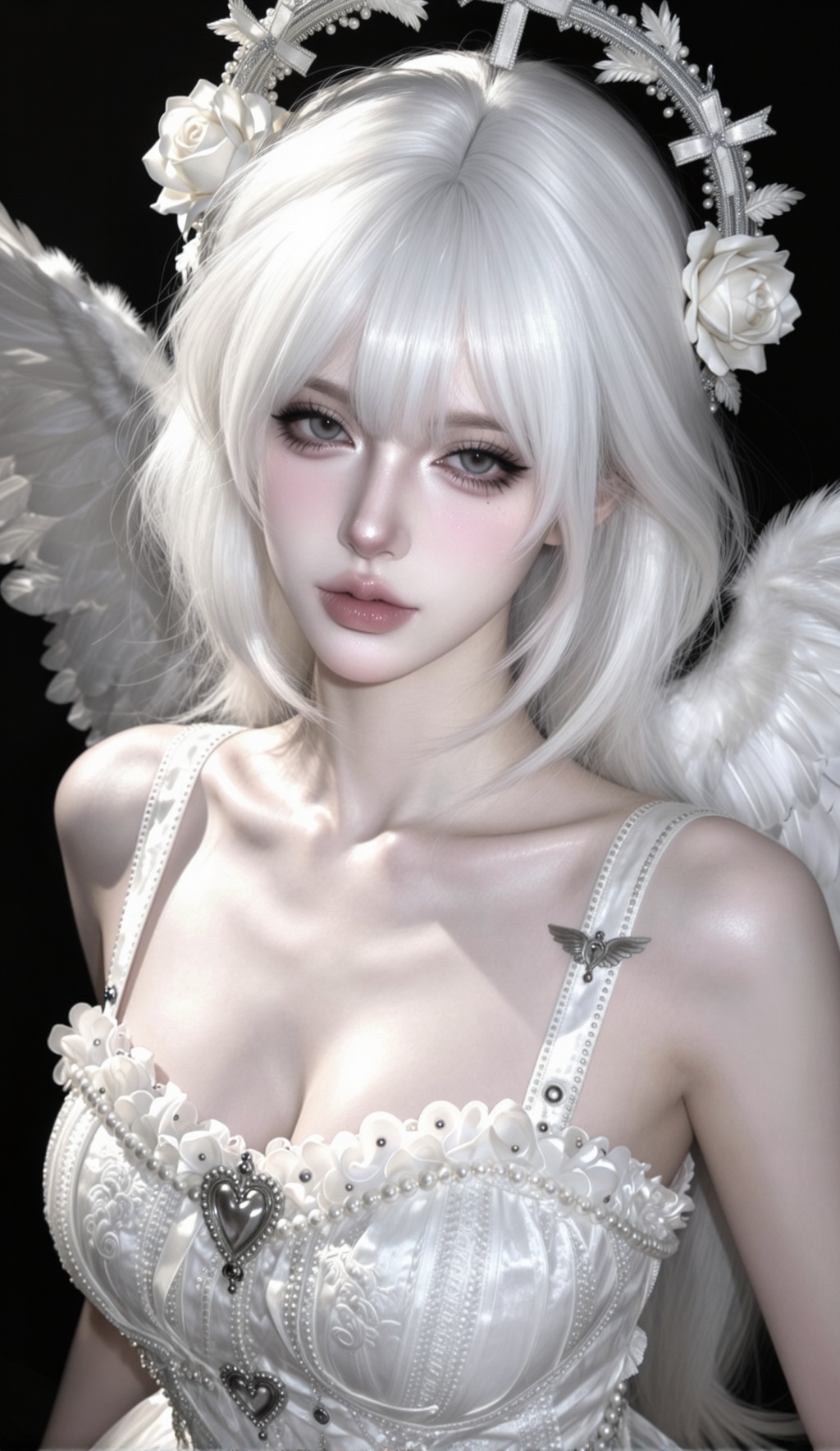 with very smooth and radiant skin ,  Wide angle shot ,  masterpiece on Tensor.Art