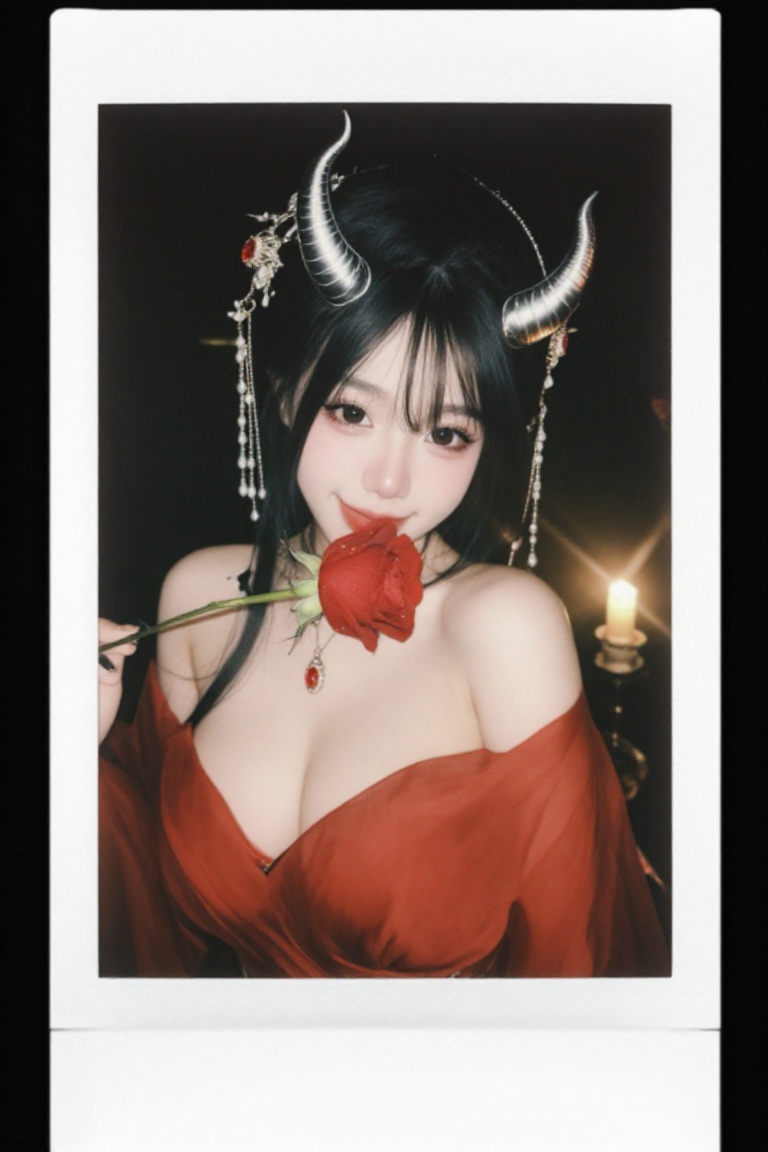 polaroid,  1girl,  solo on Tensor.Art