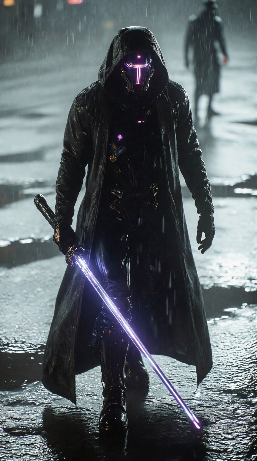 @sci_mood,  Hooded figure,  dark armor on Tensor.Art