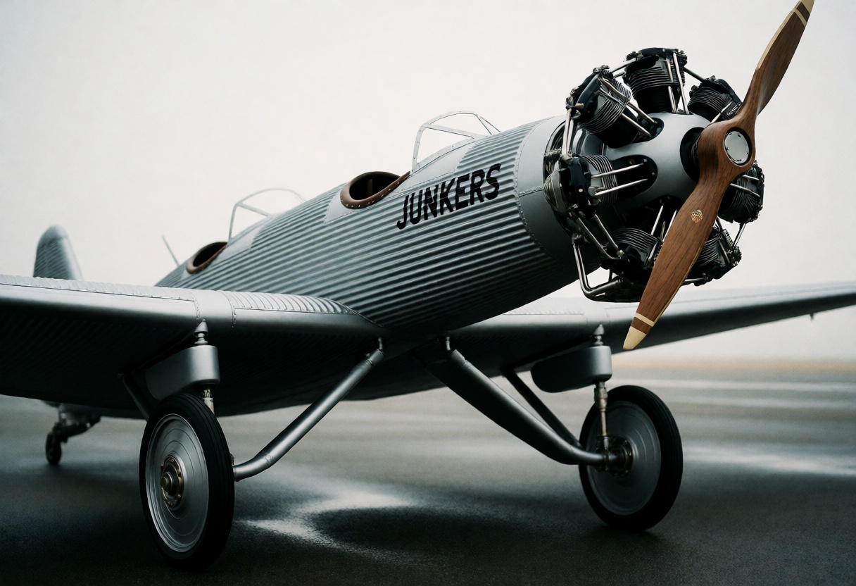 Junkers A50,  film grain,  faded color tones on Tensor.Art