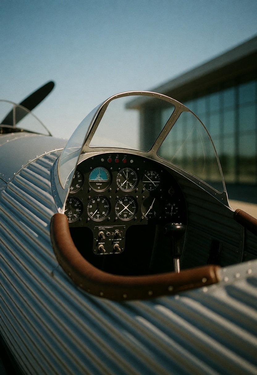 Junkers A50,  film grain,  faded color tones on Tensor.Art