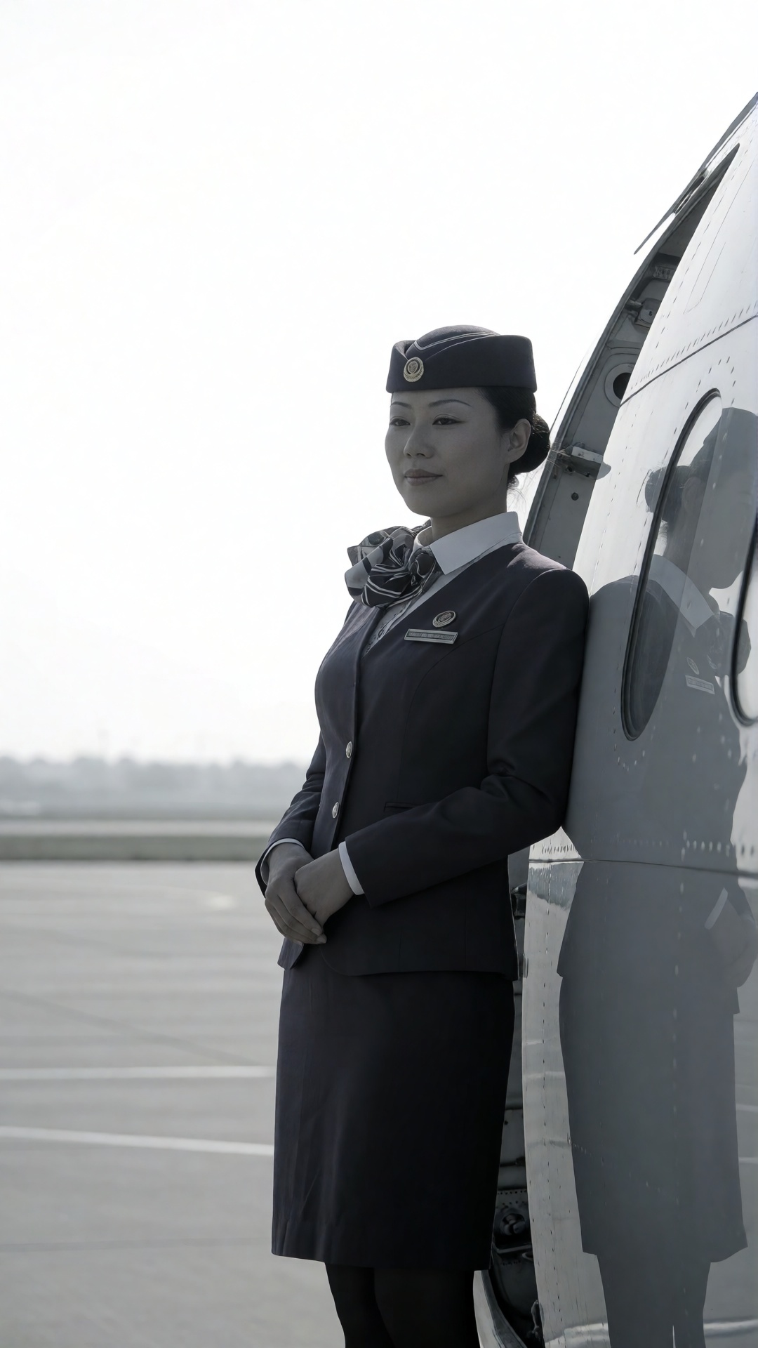 空姐杂志封面大片,  20 岁东亚女性,  原生面部特征完全锁定 by 星光花园 on Tensor.Art