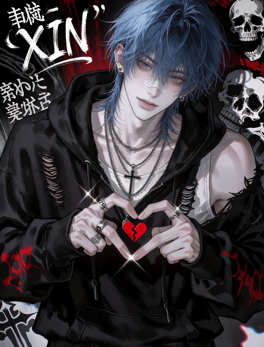 Man,  solo,  handsome and dangerous on Tensor.Art