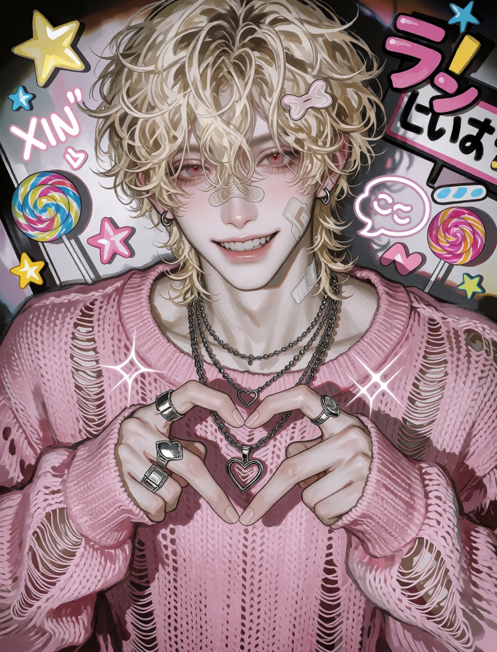 Man,  solo,  handsome and cute on Tensor.Art
