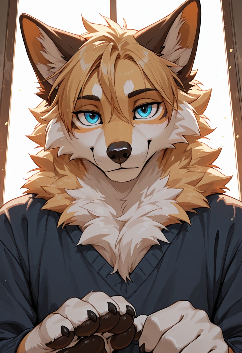 anthro,  furry,  canine on Tensor.Art