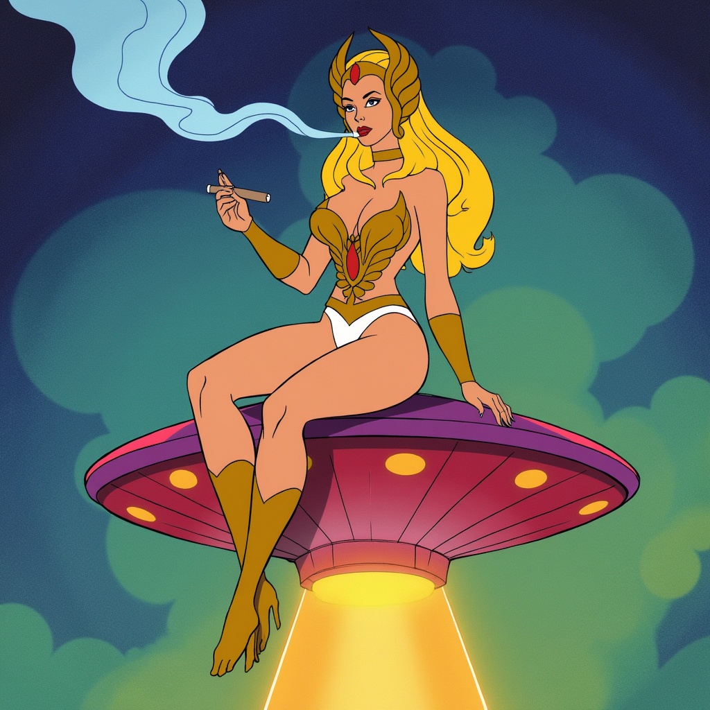 layered comic,  perched,  sitting on Tensor.Art