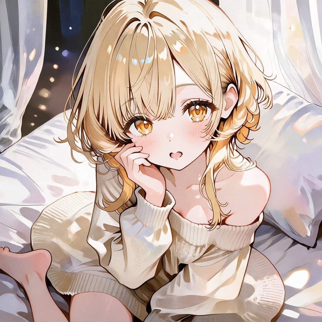 soft illustrative anime style,  1girl,  solo on Tensor.Art