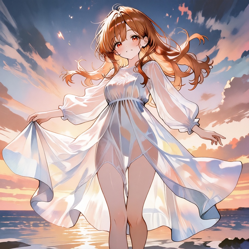 epic cinematic anime background art,  1girl,  solo on Tensor.Art