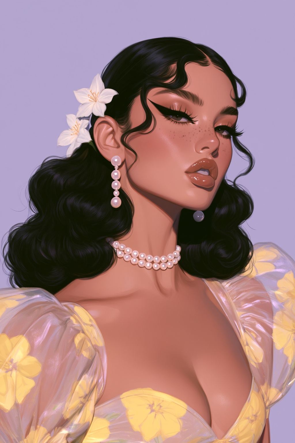 highres,  absurdres,  @BUN3N3CR0 A digital painting in a smooth on Tensor.Art