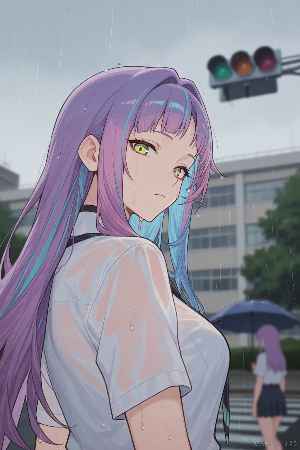 1girl,  solo,  long hair on Tensor.Art