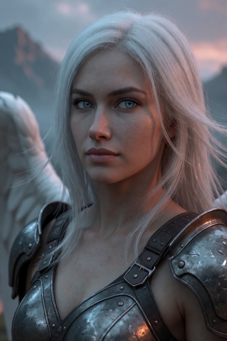 artehlia valoren,  extreme close-up portrait,  looking directly at the camera on Tensor.Art