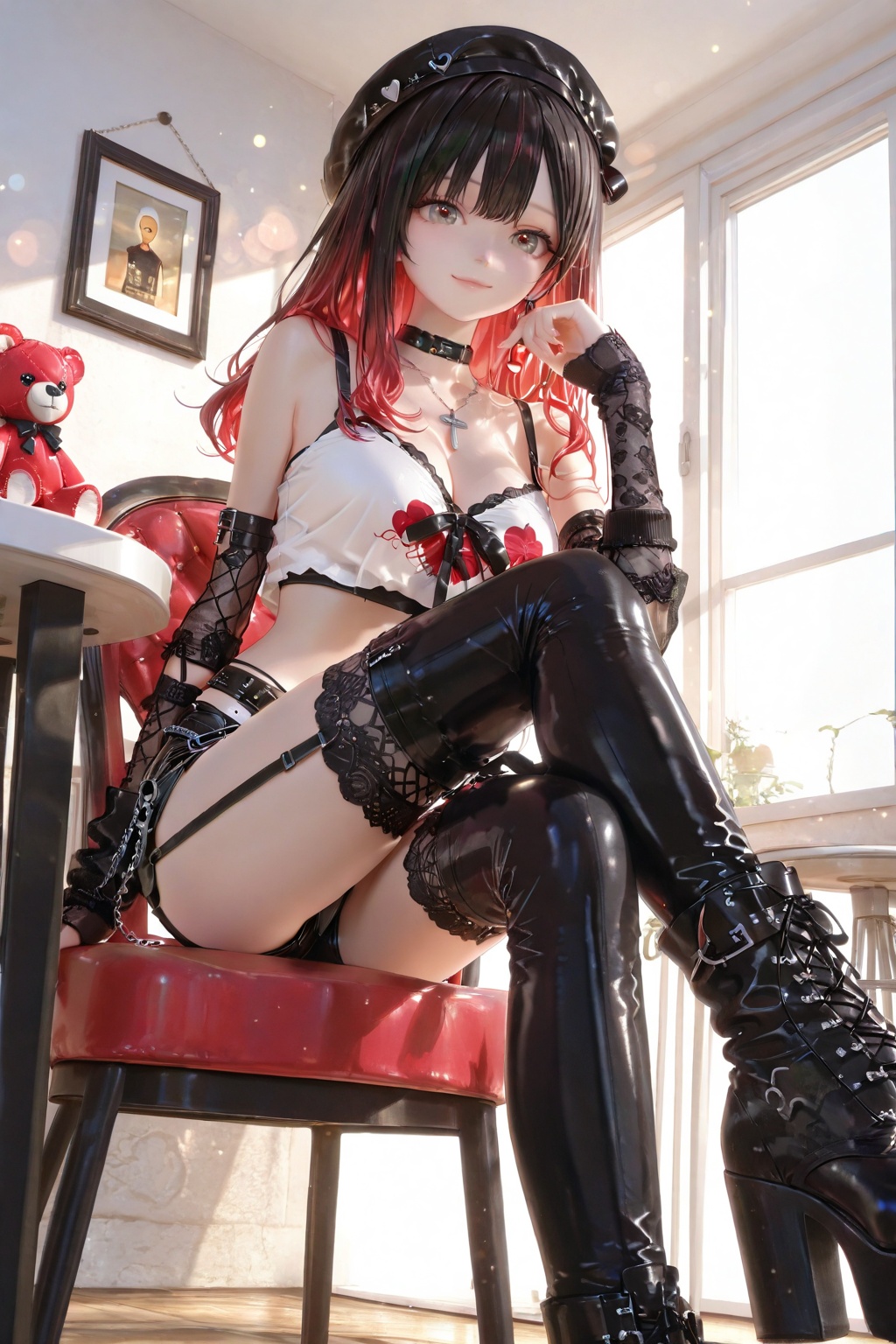 Tsukino Yume,  solo,  beautiful anime girl character on Tensor.Art