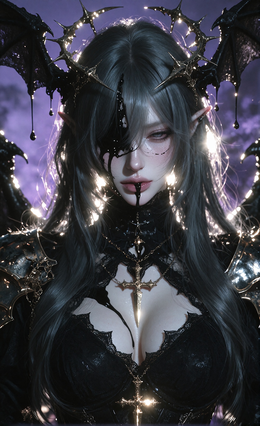 Semi-realism style,  ultra detailed digital illustration,  dark gothic fantasy atmosphere on Tensor.Art