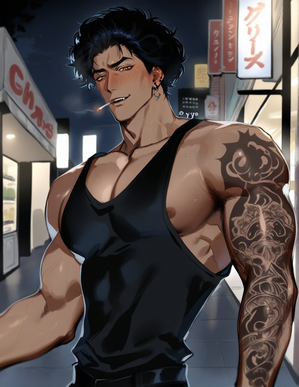 ((19 yo handsome man)),  1boy,  masculine on Tensor.Art