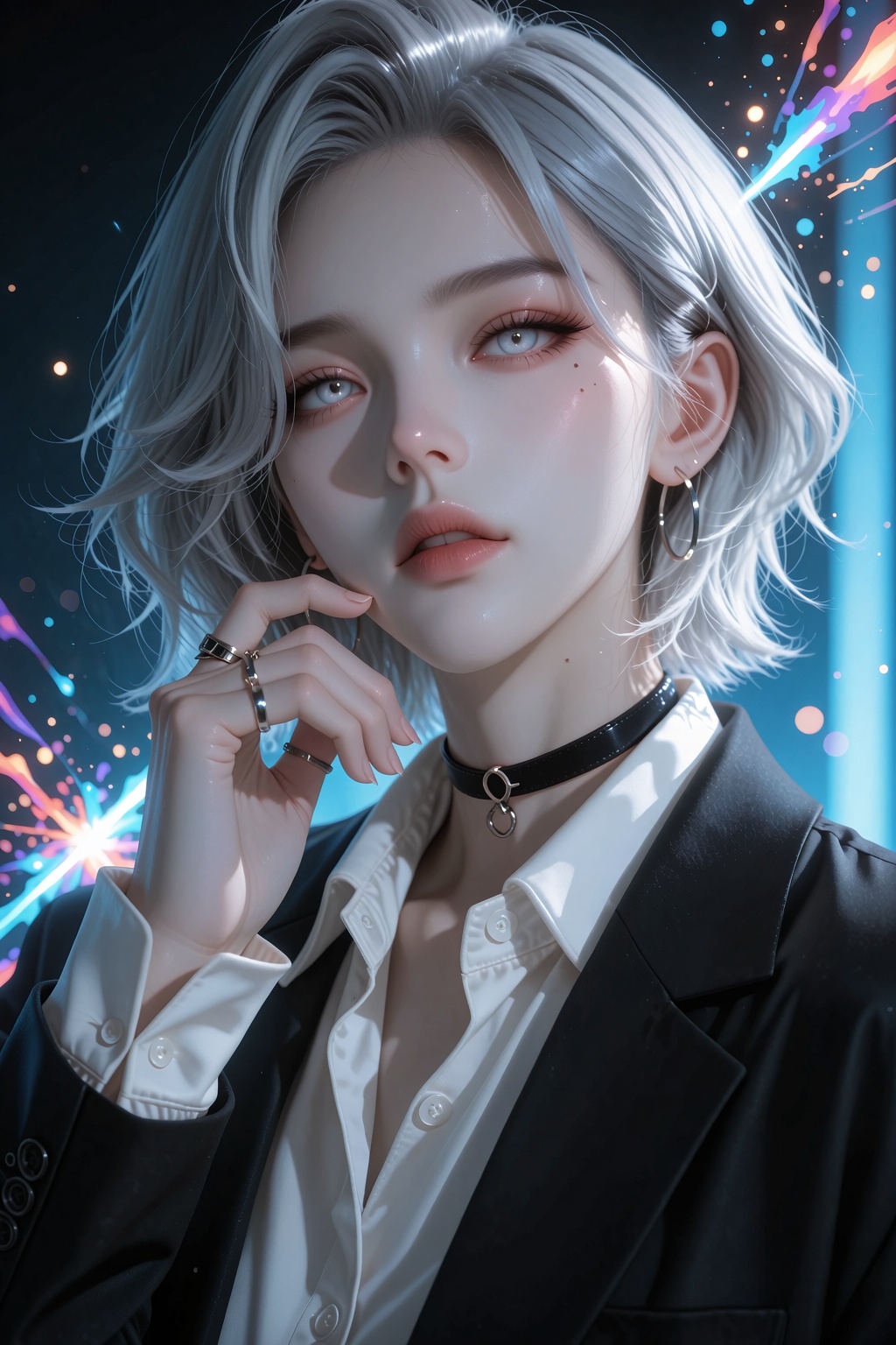 depth of field,  light particles,  lens flare on Tensor.Art