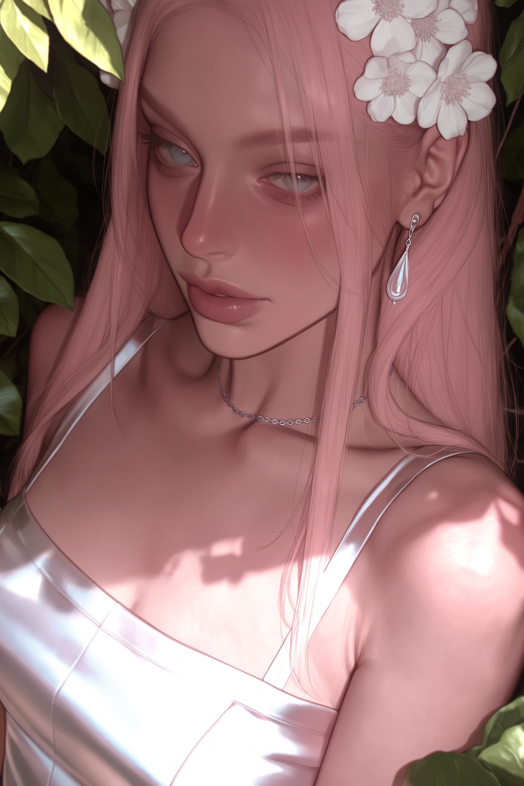 highres,  absurdres,  @V3P4R7ID3 A woman with long on Tensor.Art