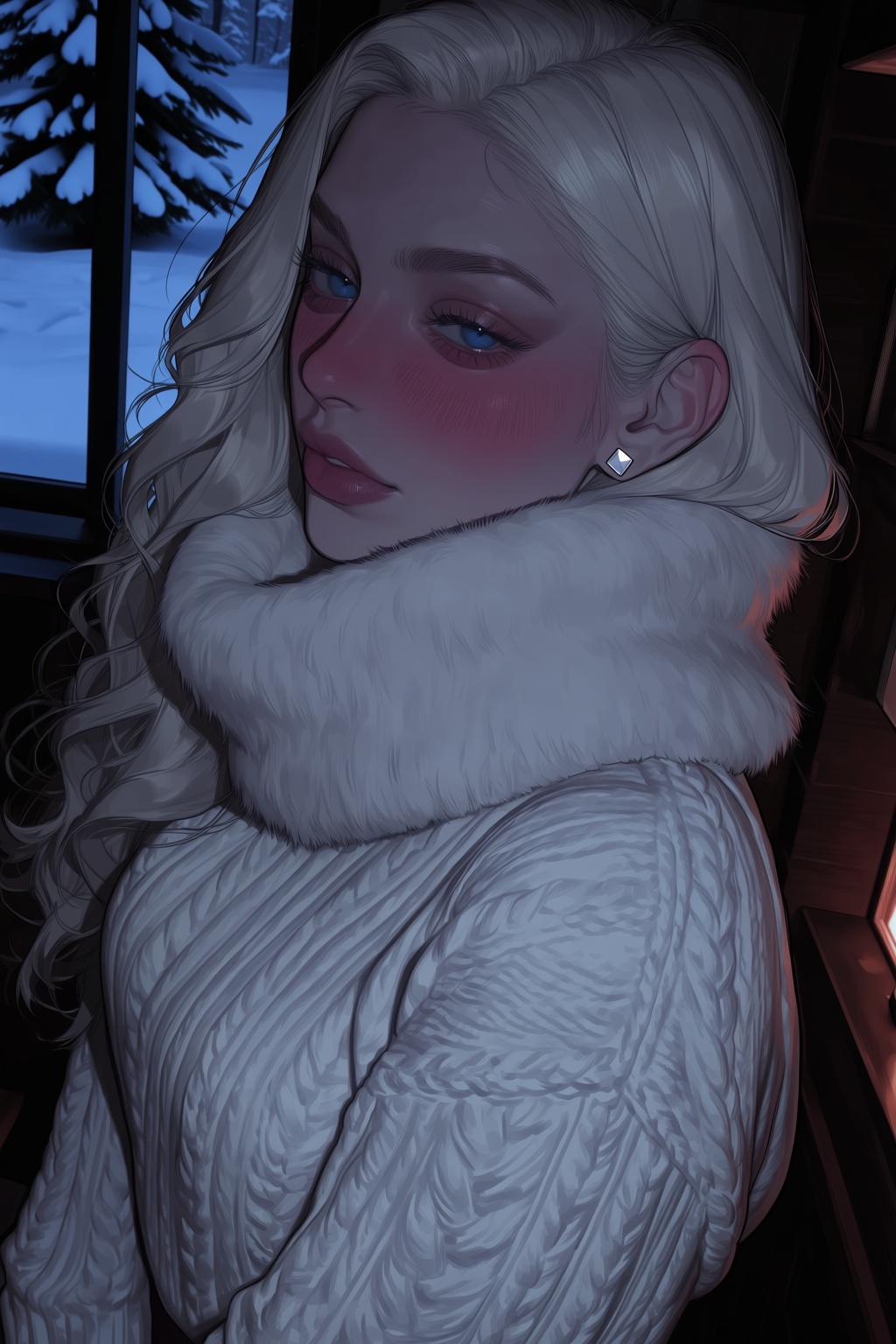 highres,  absurdres,  @V3P4R7ID3 A woman with long on Tensor.Art