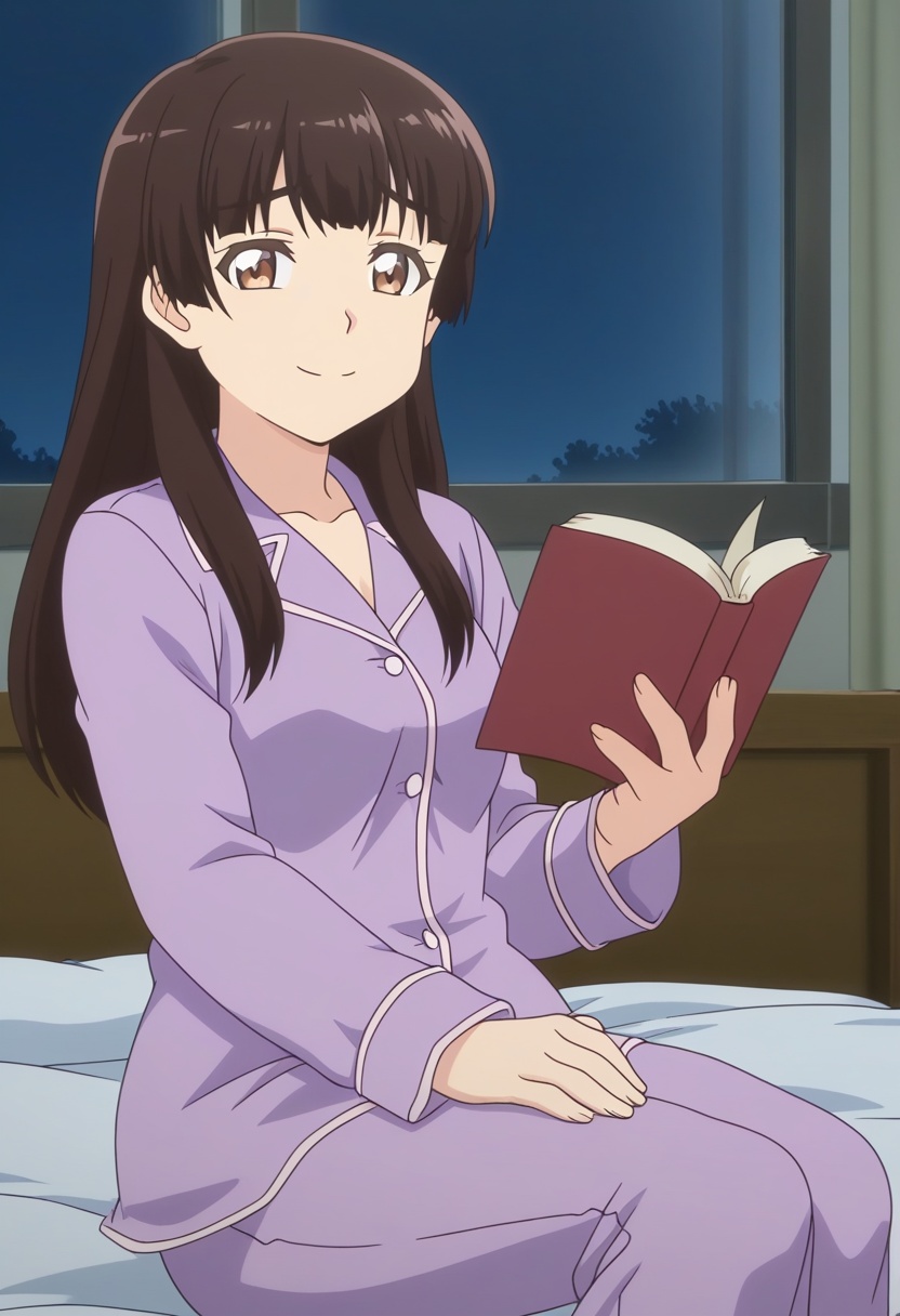 anime screencap,  kurusumikmokm,  dark brown hair on Tensor.Art