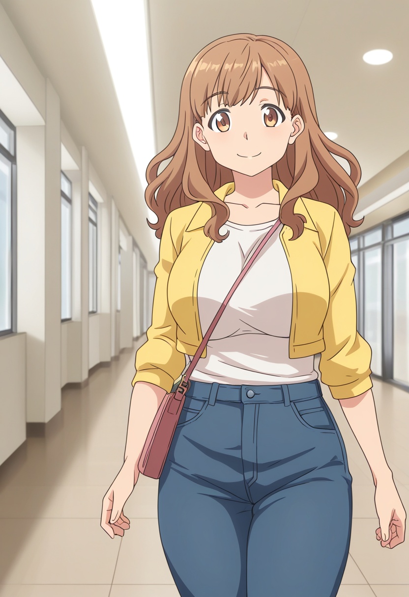 anime coloring,  niizumameokm,  brown hair on Tensor.Art