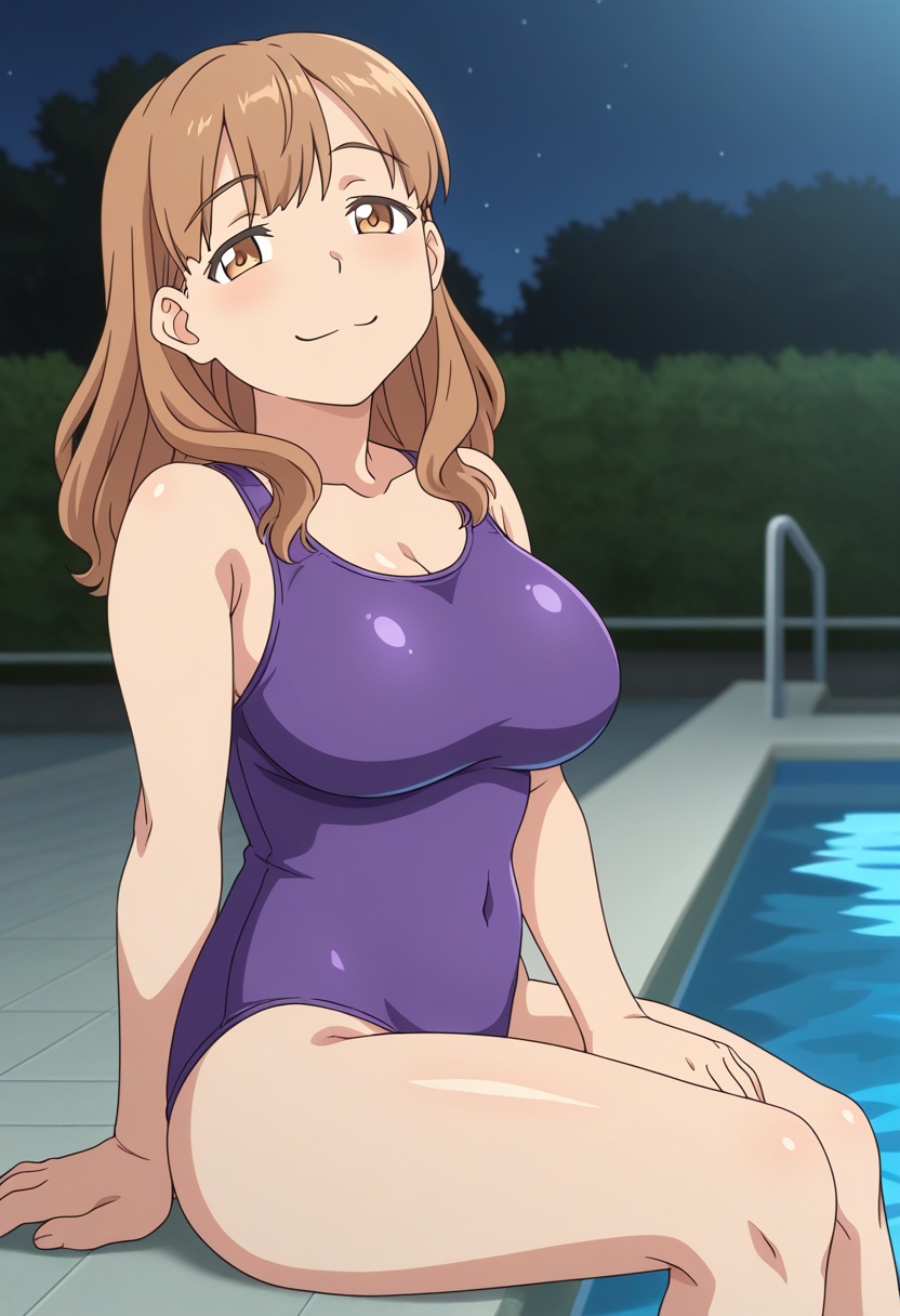 anime coloring,  niizumameokm,  brown hair on Tensor.Art