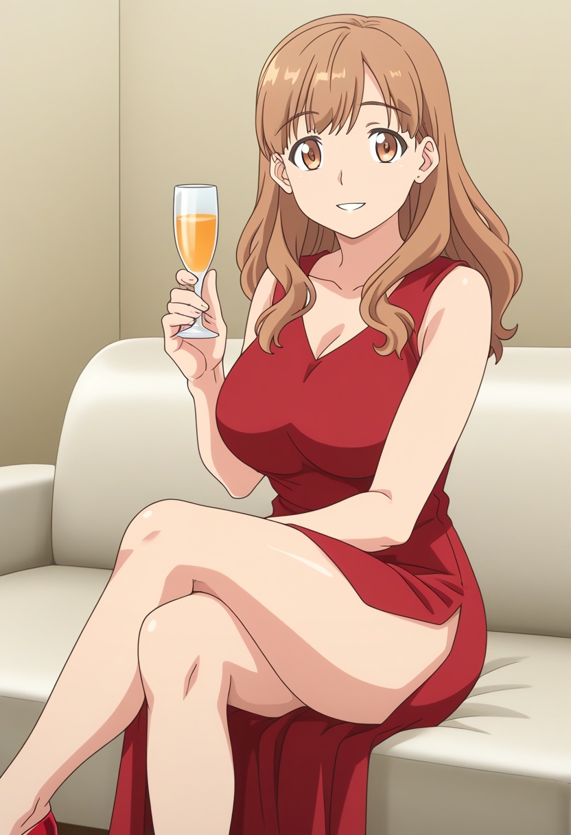 anime coloring,  niizumameokm,  brown hair on Tensor.Art
