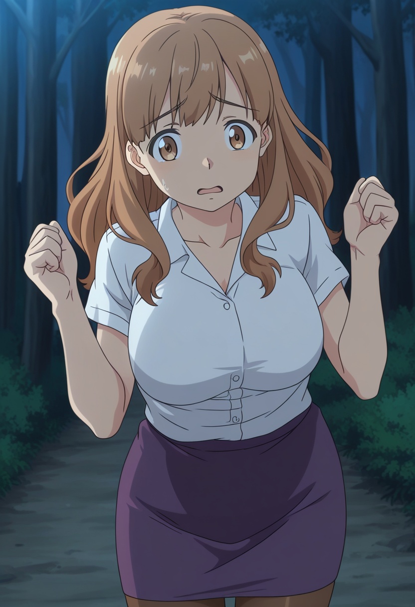 anime coloring,  niizumameokm,  brown hair on Tensor.Art